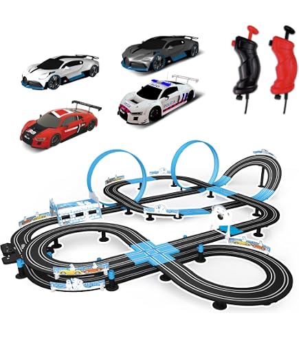 AGM MASTECH MR-C74 Bugatti Divo 1:64 HO Slot Car – Superschnelles Rennfahrzeug Mit Frontlichtern