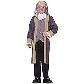 Rubies Benjamin Franklin Costume for Kids, Boy's XL