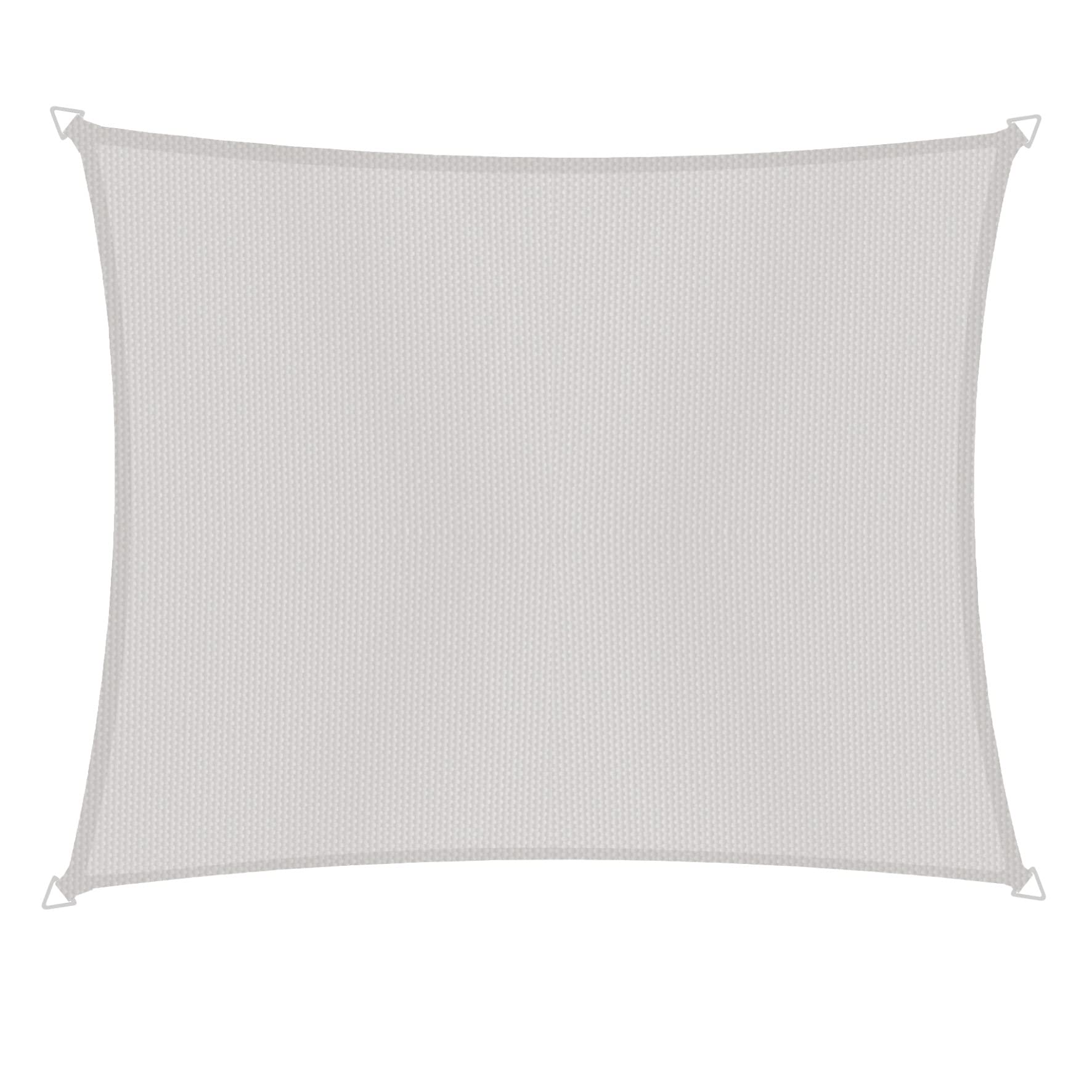 Windhager Cannes 10735 Rectangular Sun Sail 2 x 3 m, Sun Protection for Garden and Patio, UV and Weather Resistant, Grey