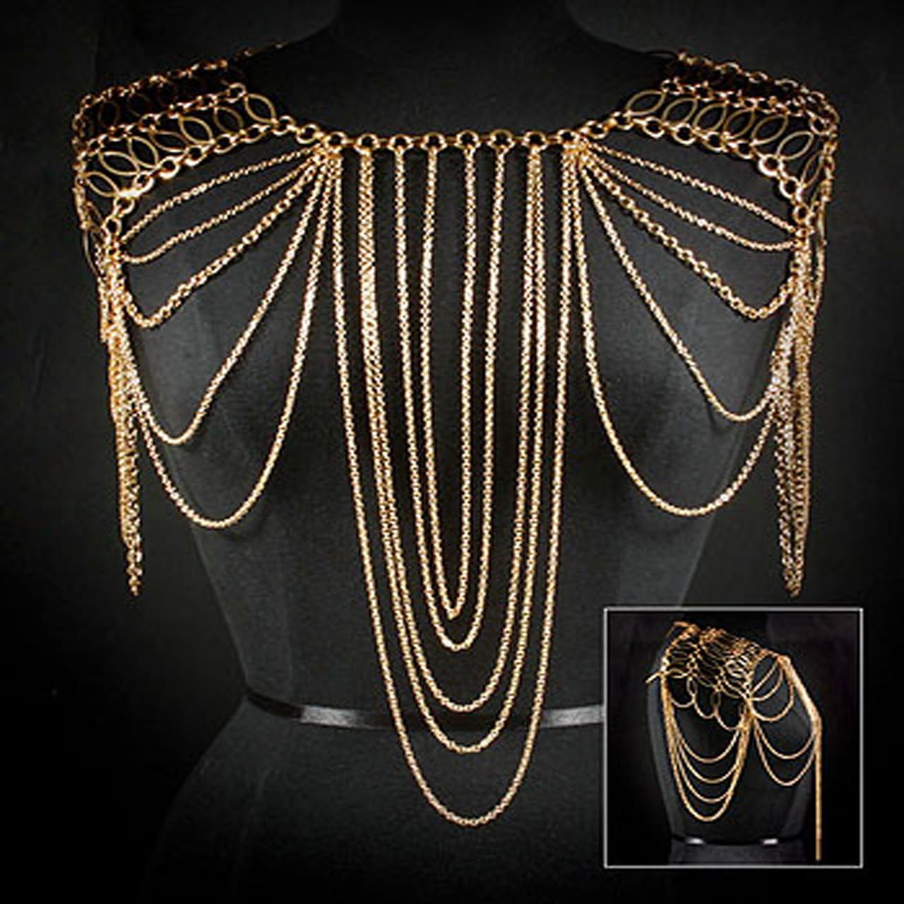 Statement 10.5"L Gold Celebrity Style Body