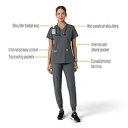 Carhartt Scrubs C12313 Women's Force® Essentials