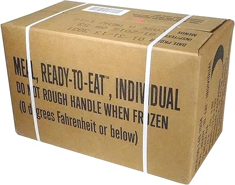 Amazon Com Mre Meals Ready To Eat Box A Genuine U S Military