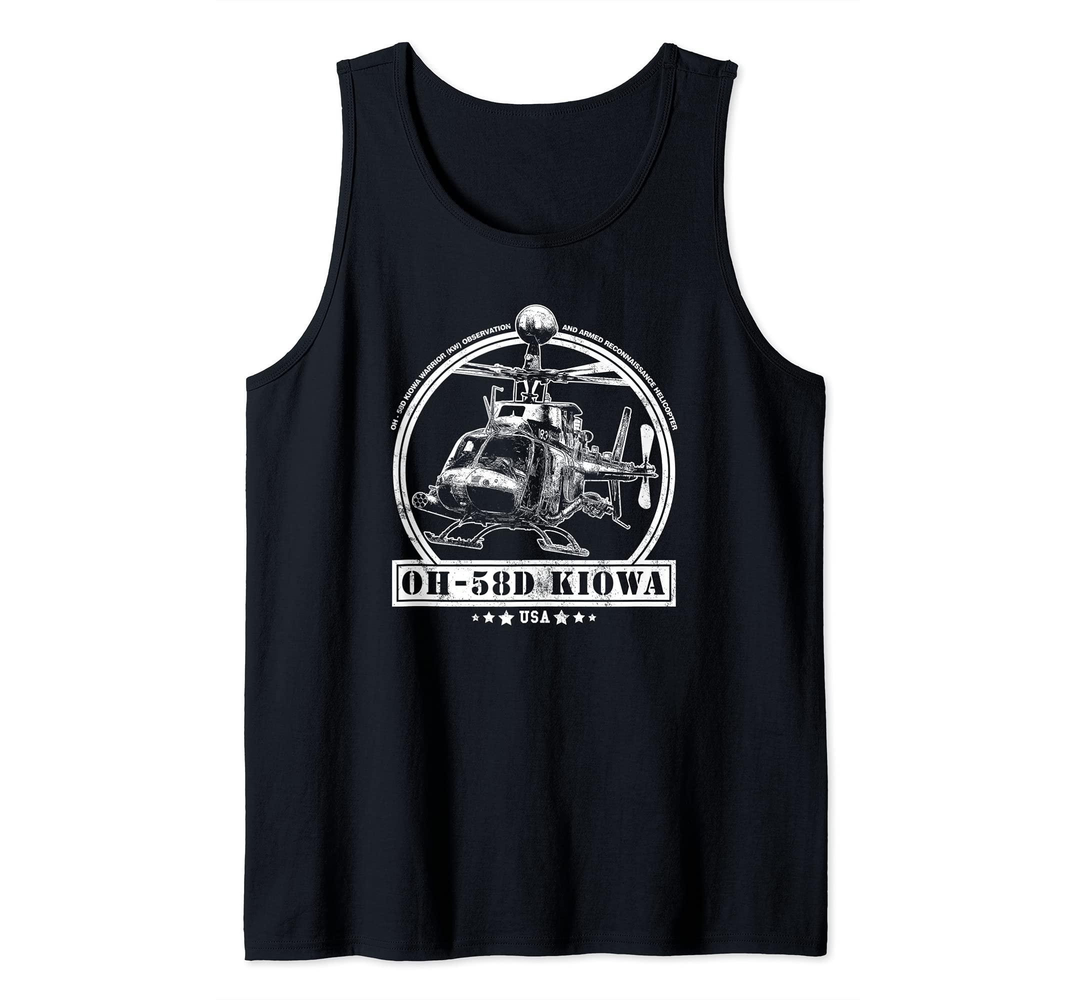 OH-58D Kiowa Warrior Helicopter Tank Top