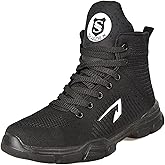 SUADEX Steel Toe Boots for Men Women Waterproof Arch Support Work Construction Indestructible Safety Boots