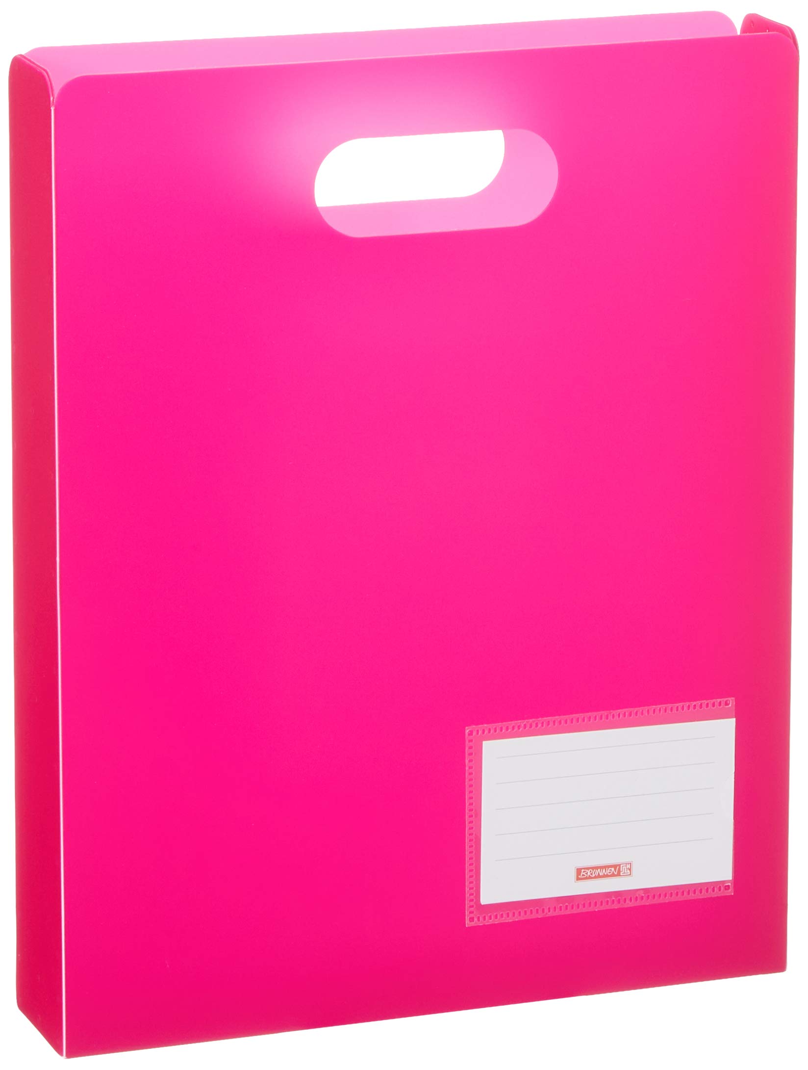 Brunnen 1026366185 6x File Box A4 Open Pink