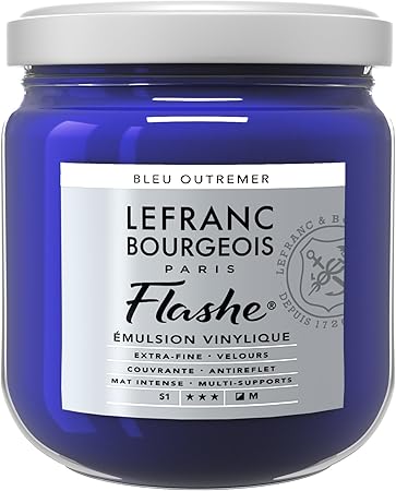 Lefranc Bourgeois Artists Vinyl Acrylic Extra Fine Vinyl Ultramarine Blue 400ml Topf Vinylfarbe Amazon Co Uk Kitchen Home