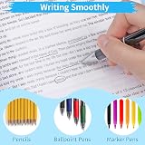 Hoiny Transparent Sticky Notes 400 Sheets 4 Sizes See-Through Self-Adhesive view 3