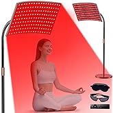 Red Light Therapy for Body Face, Infrared Light Therapy Lamp with Adjustable Stand, 660nm and 850nm Near Infrared LED Lights Panel, Red Infrared Lamp for Full Body, Valentines Day Gifts for her
