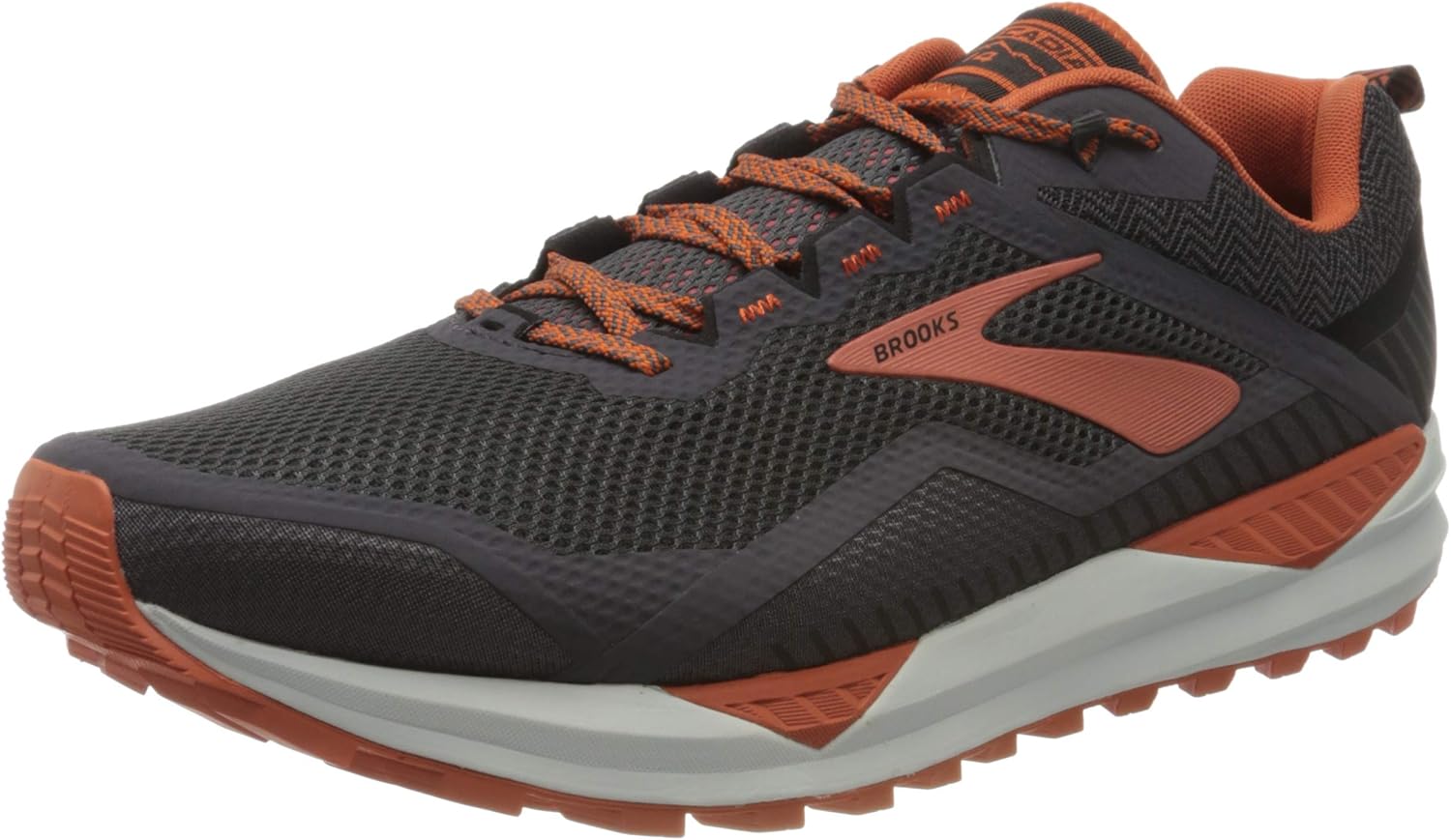 brooks all black running shoes