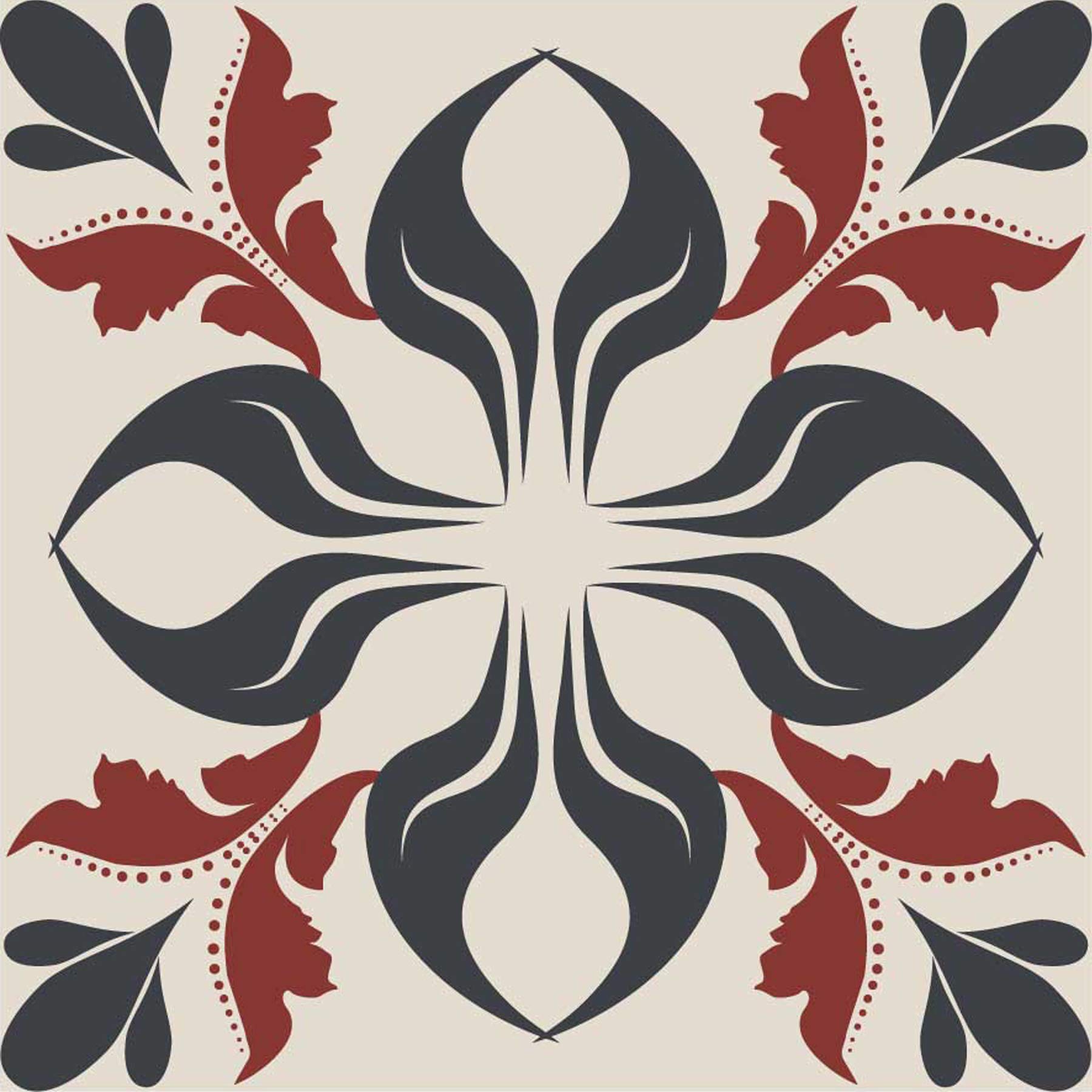 Poromoro Spanish Portuguese Azulejo Style Peel and Stick Backsplash Tile Stickers Set of 16 pcs(5.9_3)