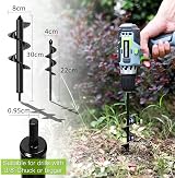 WORKPRO Auger Drill Bit Set Hex Drive 2-Piece 4x22 cm 8x30 cm view 3