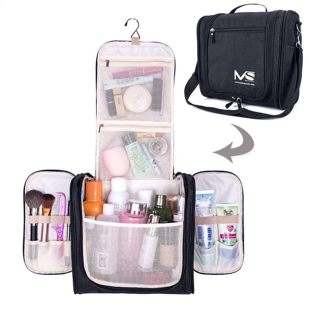 MelodySusie Large handing Travel Toiletry Bag Waterproof Makeup Cosmetic Organizer toiletries Bag