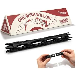 One Wish Willow Stick and Box, 3D Printed Wish-Making Snap Stick for Movie Fans Gift, Fun Party Novelty Favors Gift for Kids