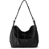 The Sak Los Feliz Hobo Purse - Premium Large Leather Women's Handbag for Everyday &amp; Travel - Durable Purse With Zipper Pocket