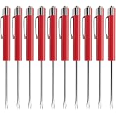 (10) TEN for Snap on Pocket Screwdriver, Flat Tip Screwdrivers Magnetic | R86855 RED NEW