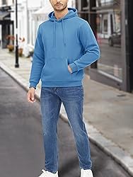 MAGCOMSEN Mens Hoodies Pullover With Pocket Active