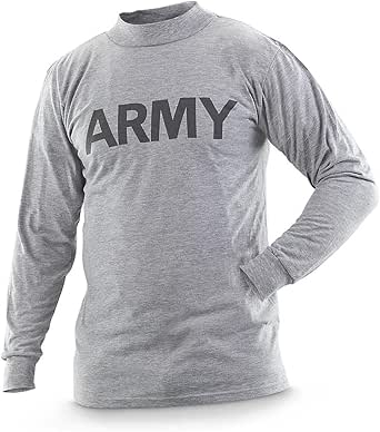 Amazon.com: Moisture Wicking Long Sleeve Army PT Shirt IPFU - Reflective Material (2X-Large 