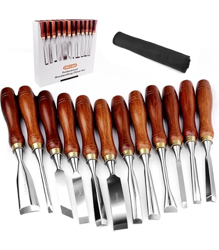 Ensemble D'outils De Sculpture Sur Bois - Couteaux De Sculpture Professionnels Outils De Bricolage Ensemble De 4 Pieces 98663831