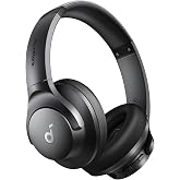 Soundcore by Anker Q20i Hybrid Active Noise Cancelling Headphones, Black | Over-Ear, Bluetooth, 40H ANC Playtime, Hi-Res Audio, Big Bass, Transparency Mode, Customize via App, Travel, Home, Office