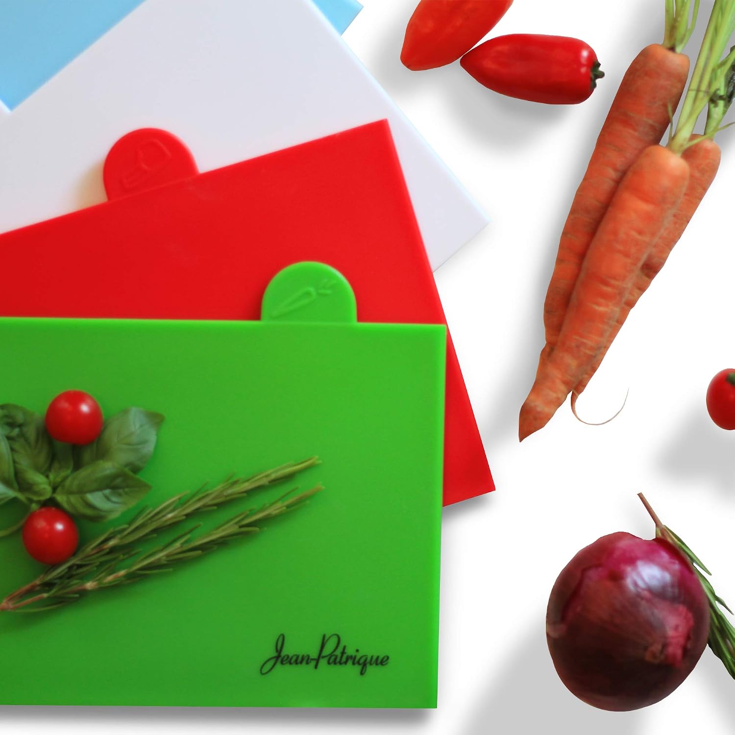 Plastic Chopping Board Set - Colour Coded, Assorted