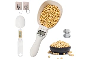 Electronic Measuring Spoon with Conversion, Food Digital Measuring Scoop Scale, 28.22oz/0.035oz High Precision with LCD Scree