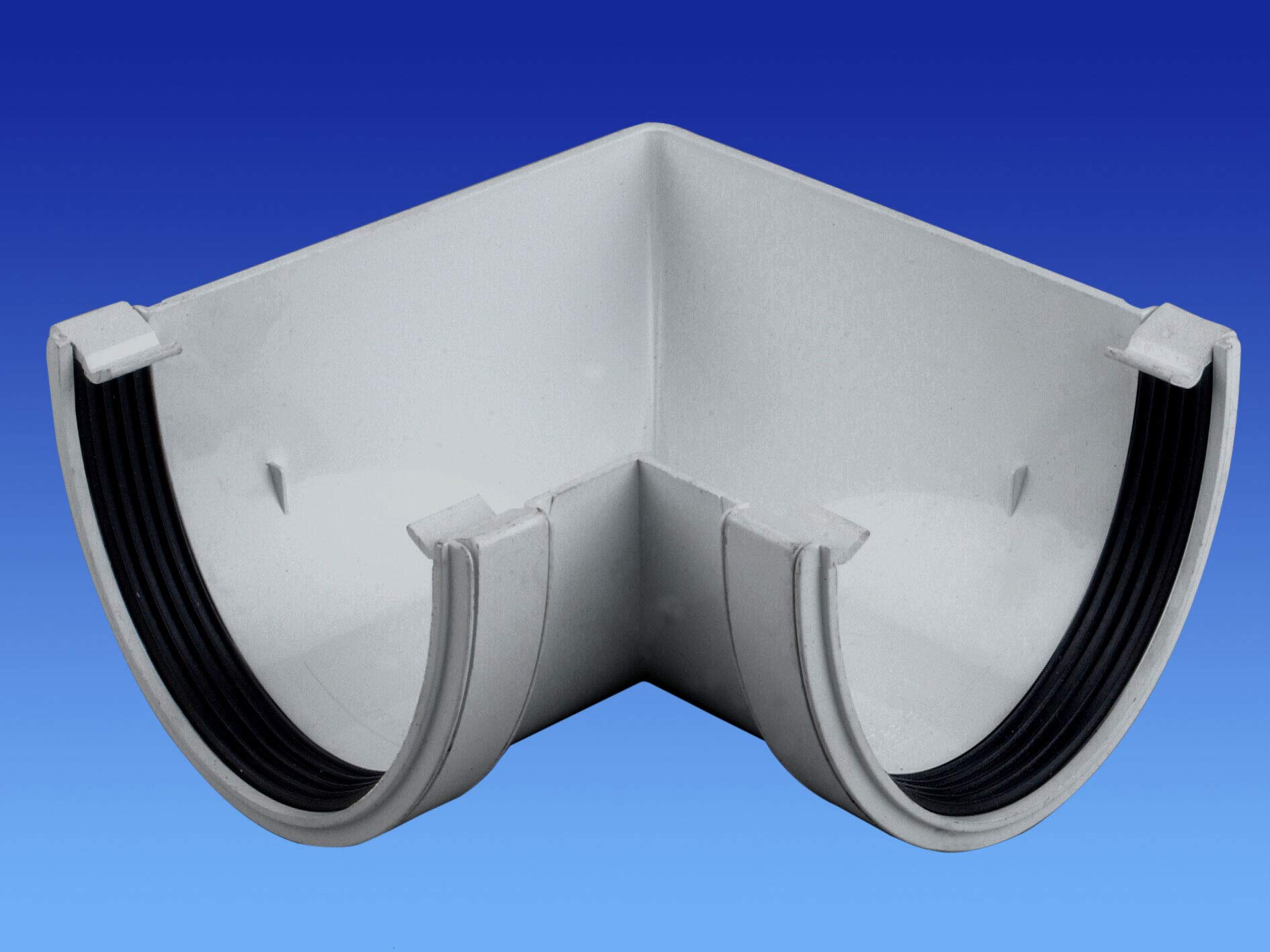 OSMA 9T903G Grey 113mm Angle 90 Degree for DeepLine 4.5:2.5 Gutter System