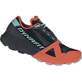 Dynafit Women's Ultra 100 Cushioned Trail Running Shoe - Hot Coral/Blueberry - 7.5