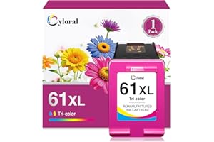 Cyloral 61XL for HP 61 Ink Cartridges Color for Envy 4500 5530 4501 4502 5535 Officejet 4630 4635 Deskjet 1000 2542 2540 3050