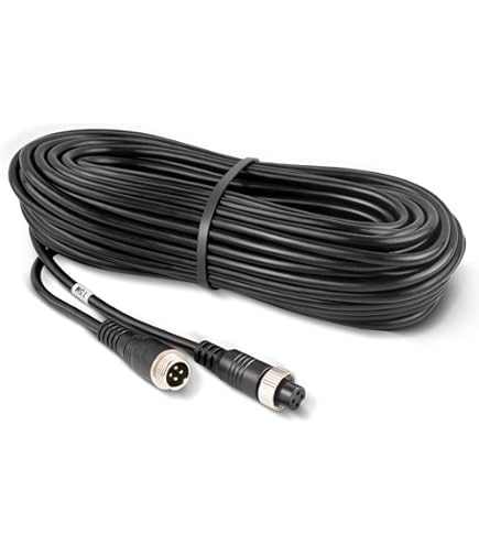 Car Video 4-Pin Aviation Extension Cable For Wired Backup Camera/CCTV Rearview Camera Truck Trailer Camper B Motorhome Vehicle Backup Monitor System Waterproof Stable Signal - View #4
