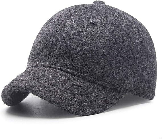 winter running hat with brim