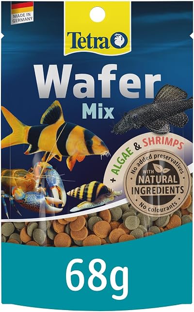 Tetra Fish Food Variety Wafers 68 g Complete Food for Bottom-Feeding Fish and
