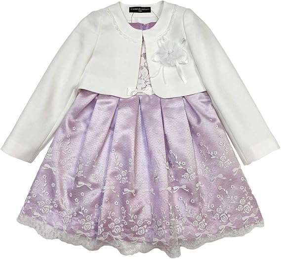 Amazon 入学式 スーツ 女の子 子供服 ヒロミチナカノ フォーマル ブランド キッズ パープル 110cm フォーマル 通販