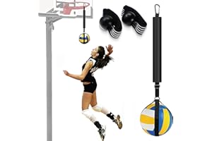 Volleyball Spike Trainer, Nylon Volleyball Hitting Trainer with Adjustable Straps, Multifunctional Practice Equipment for Tra