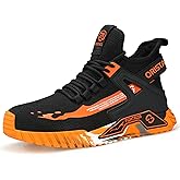 ORISTACO Work Safety Crew Boots Lightweight Breathable Industry Construction Steel Toe Sneakers