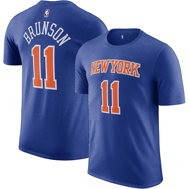 Amazon.com: Jalen Brunson New York Knicks NBA Kids 4-7 Blue