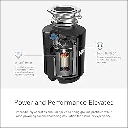 Moen GX50C Disposer Prep Series 1/2 HP Continuous