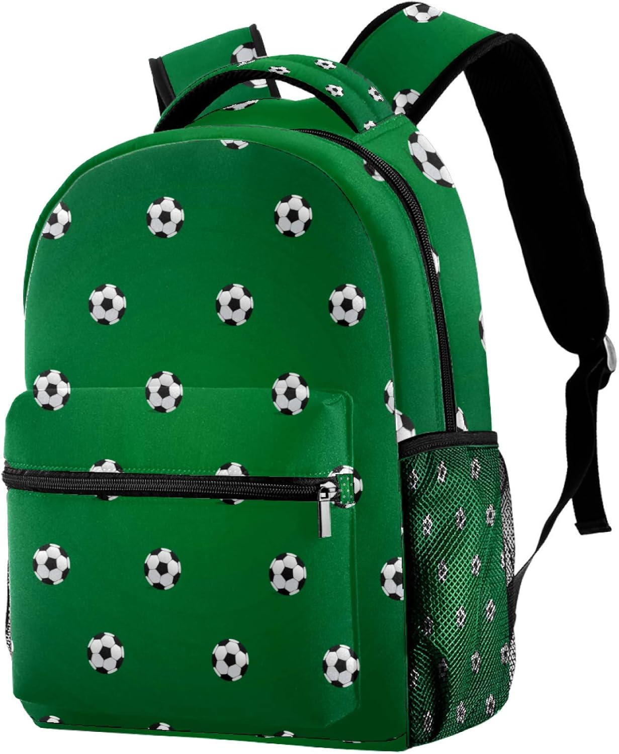 Cute Light Weight Football Soccer Balls Pattern Green Printing