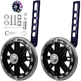 YTKD Training Wheels for12/14/16/18/20 Inch Bicycle,Flash Mute Wheel | Training Wheels for Bikes, Compatible with Single-Speed Bicycles, Bicycle Training Wheels