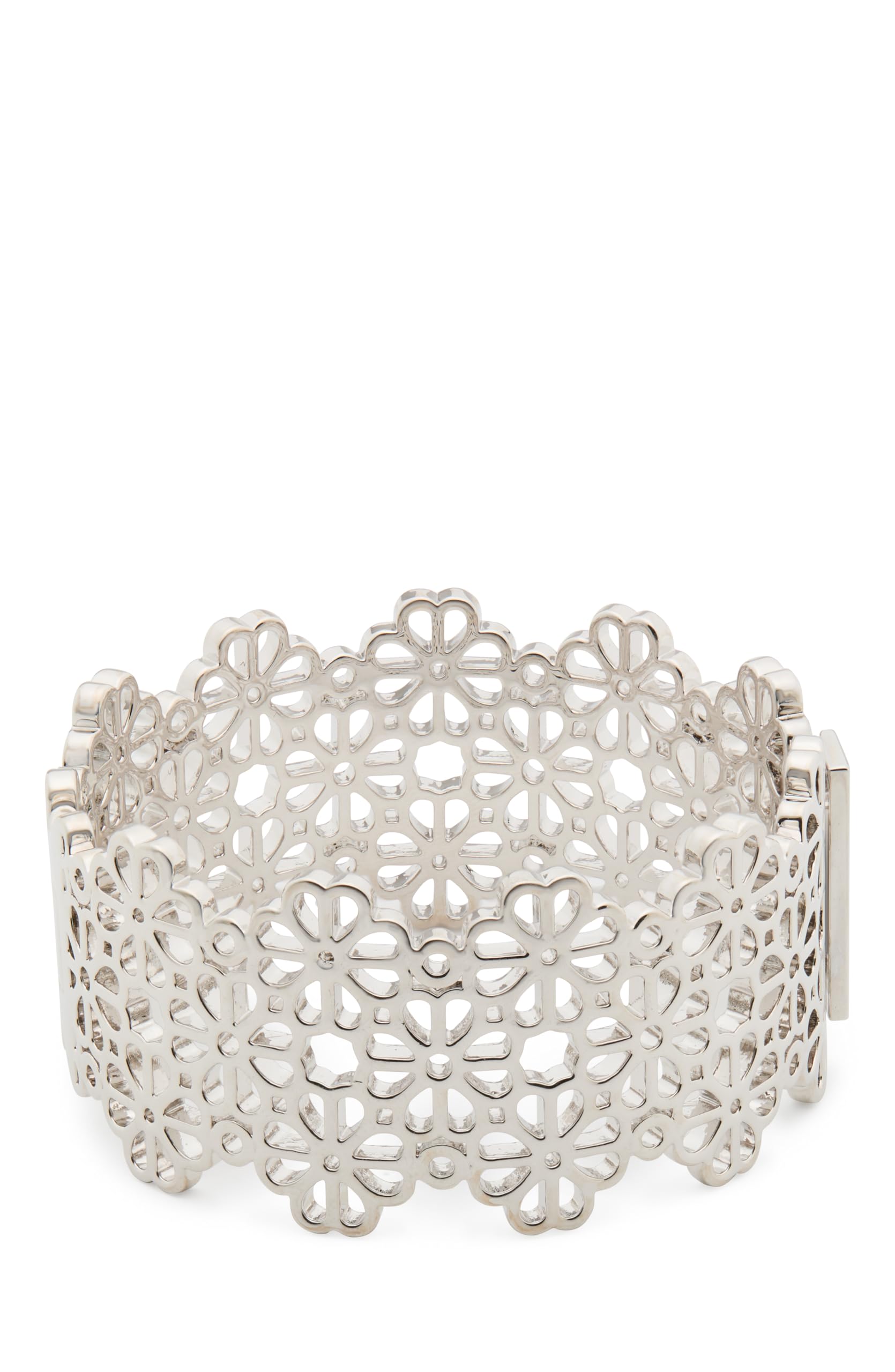 kate spade new york Spade Flower Lace Statement Bangle