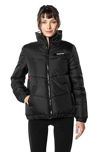 Members Only Women's Rugrats Reversible Cire Puffer Jacket Zip