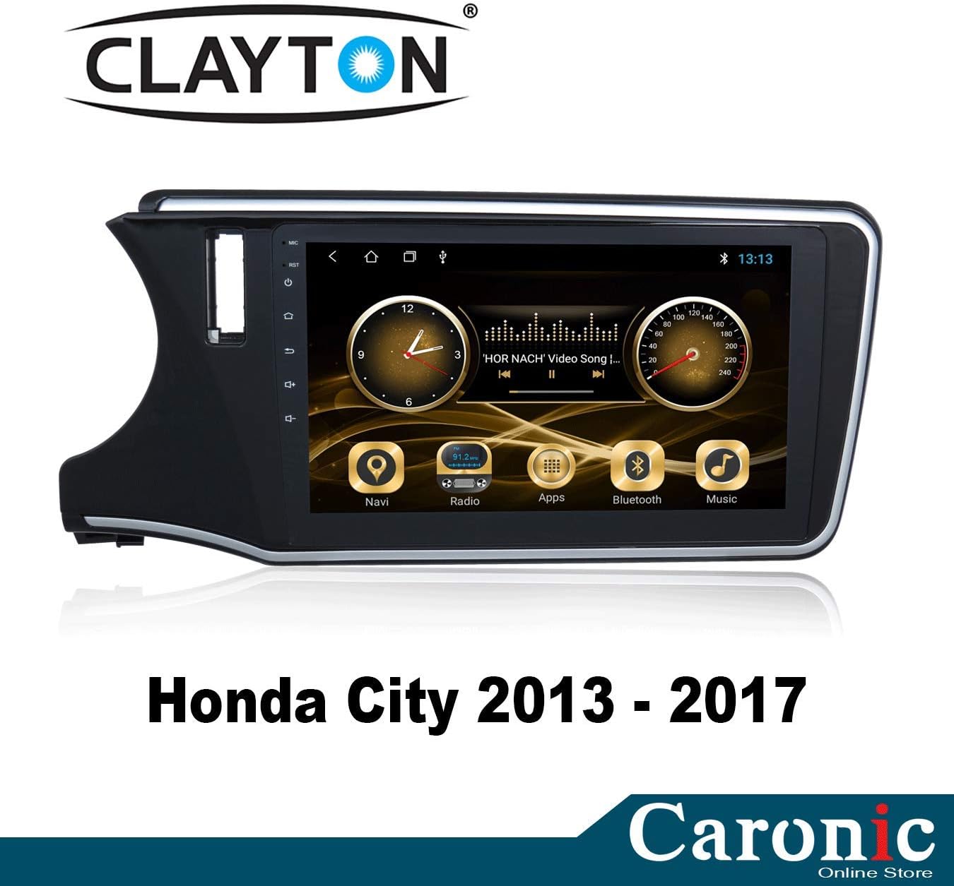 Clayton Car Stereo Screen For Honda City 20132017 Auto radio GPS