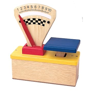 Brainsmith Food Scale - Wooden Toys - Brainsmith -Fine Motor Skills - Imagination -Counting Skills - Logical Thinking - Birthday Gift - Return Favour - Play and Learn - Child Safe Toys
