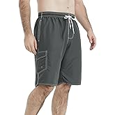 NIMeng Mens Swim Trunks Swim Shorts Swimwear Swimsuit Beach Shorts Bathing Suits Quick Dry Waterproof