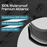 Nobleza Car Boot Protector for Dogs NonSlip Waterproof Liner 185x105cm view 2
