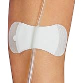 TIDI 3300M-10PK Grip-Lok Medium Securement Device ― Pack of 10 ― Catheter Stabilization Device ― White ― Flexible Material ― Low-Profile Design for Comfort― Home Healthcare ― Medical Supplies