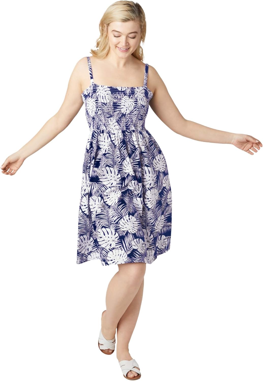 sundress with elastic bodice