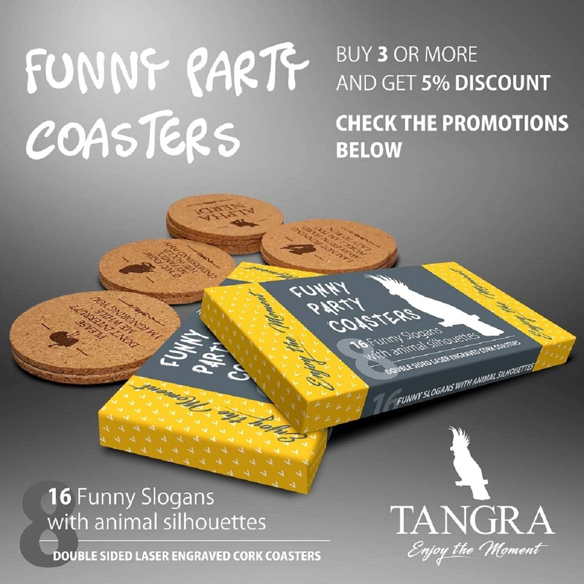 Beer Coasters With Funny Sayings On Cork Kitchen Dining Home Living Kromasol Com