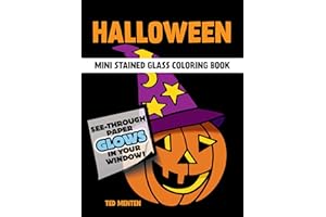 Halloween Mini Stained Glass Coloring Book (Dover Little Activity Books: Halloween)
