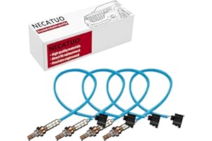 NECATUO 56028994AA O2 Oxygen Sensor (Set of 4) Compatible with Chrysler 300 Cruiser Sebring for Dodge Avenger Jeep Ram 1500 for 56028994AB OS5249 15006 4727446AC 4727446AD