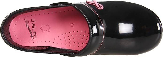 dansko breast cancer clogs black